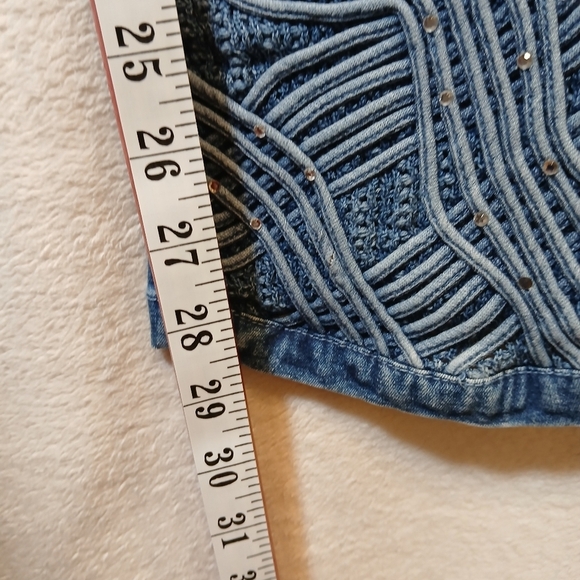 SHOWOFF WOMEN  DENIM BLUE JEANS SIZE 14 - Picture 5 of 8